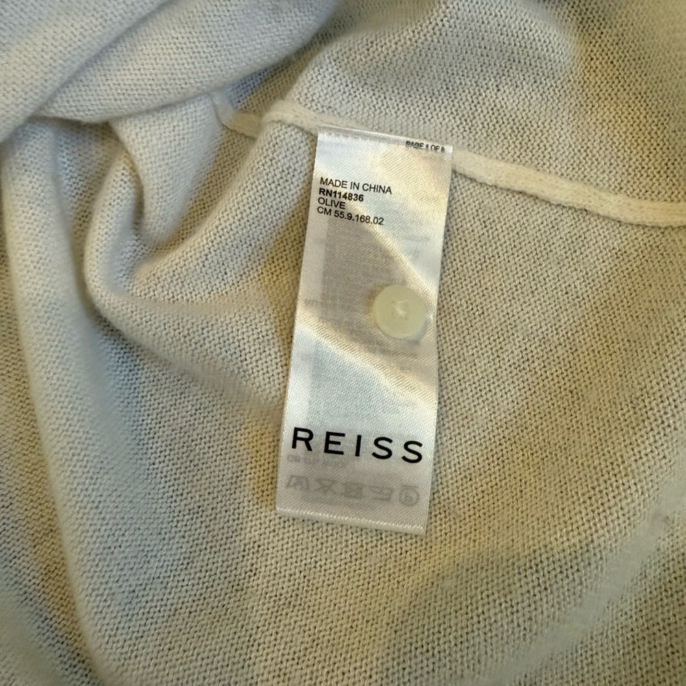 Reiss Off-White Wool Blend Shirt - Picture 7 of 8
